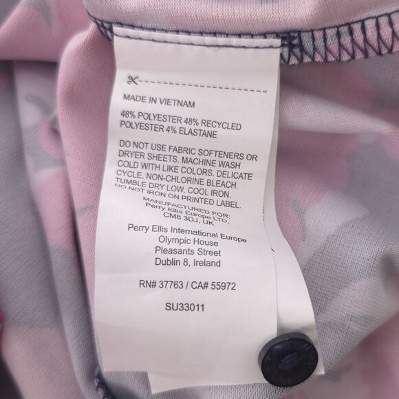 Callaway Sleevelss Floral Peacoat Navy Red Shirt Womens XL - Picture 10 of 10